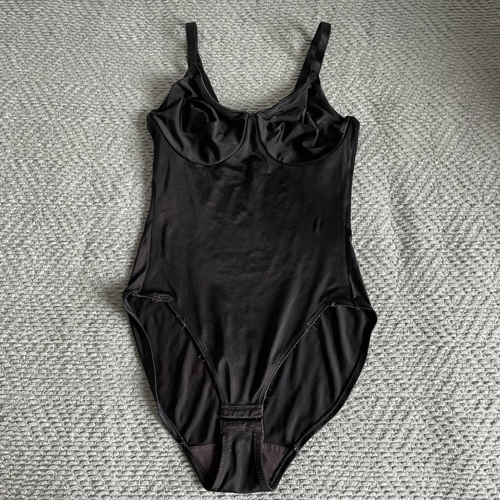 Black Silk Bodysuit